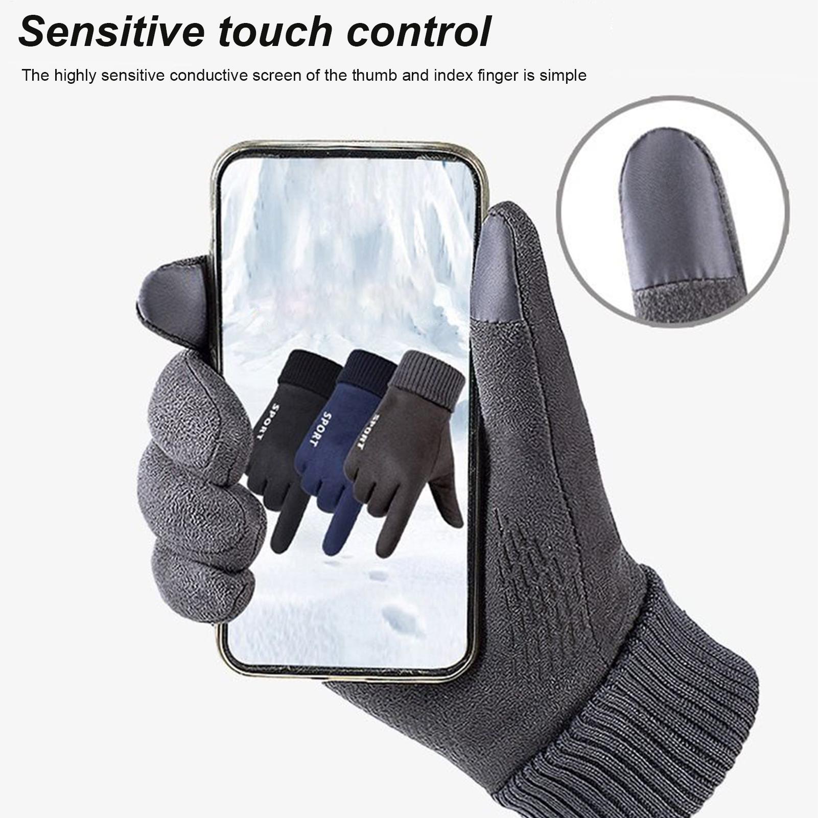 Ski Glove Waterproof - Beheizte Skihandschuhe, USB-beheizte Arbeitshandschuhe, 3 Temperatureinstellungen,