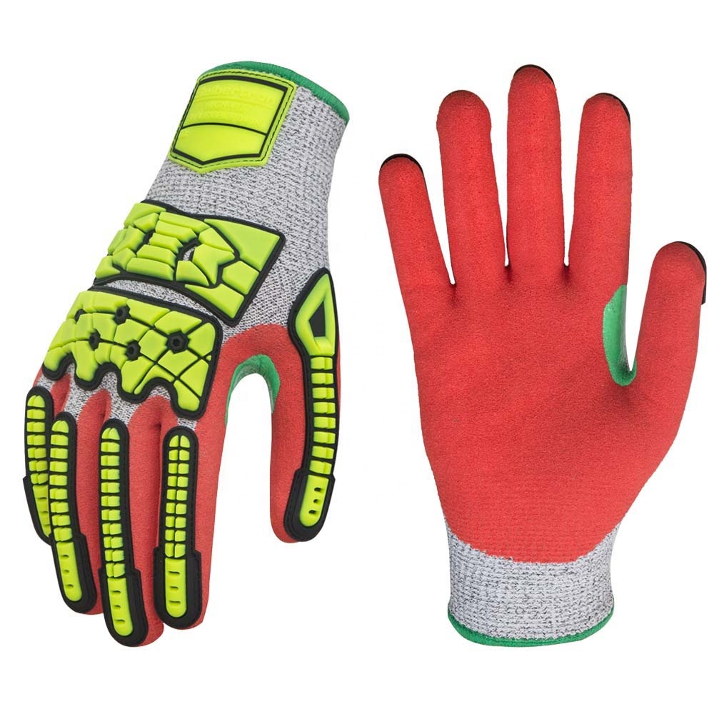 Work Glove Impact - Handschuhe mit hoher Schlagfestigkeit, schnittfestem Knöchelschutz