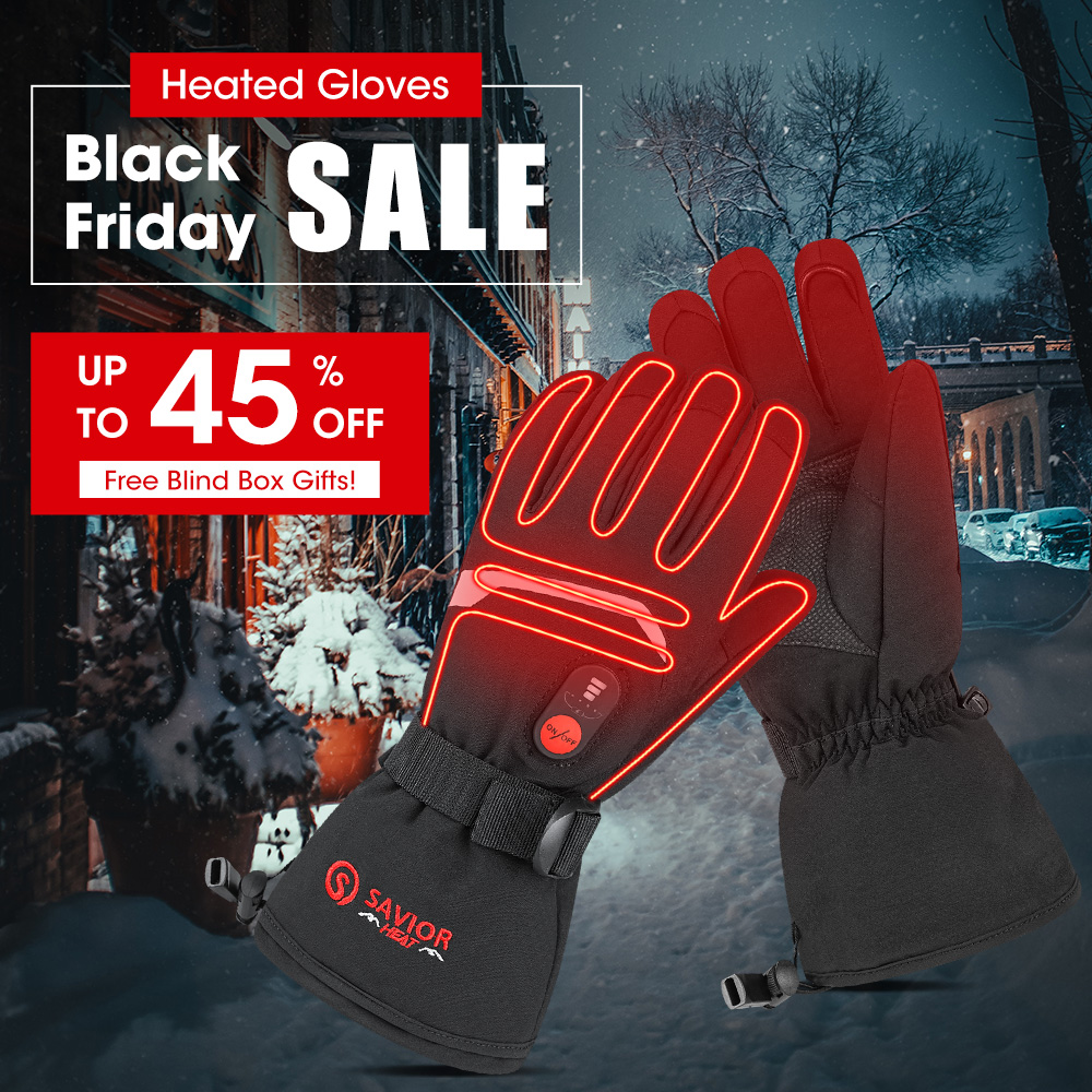 Ski Glove Waterproof - SNOW DEER Winter Beheizte Handschuhe Frauen