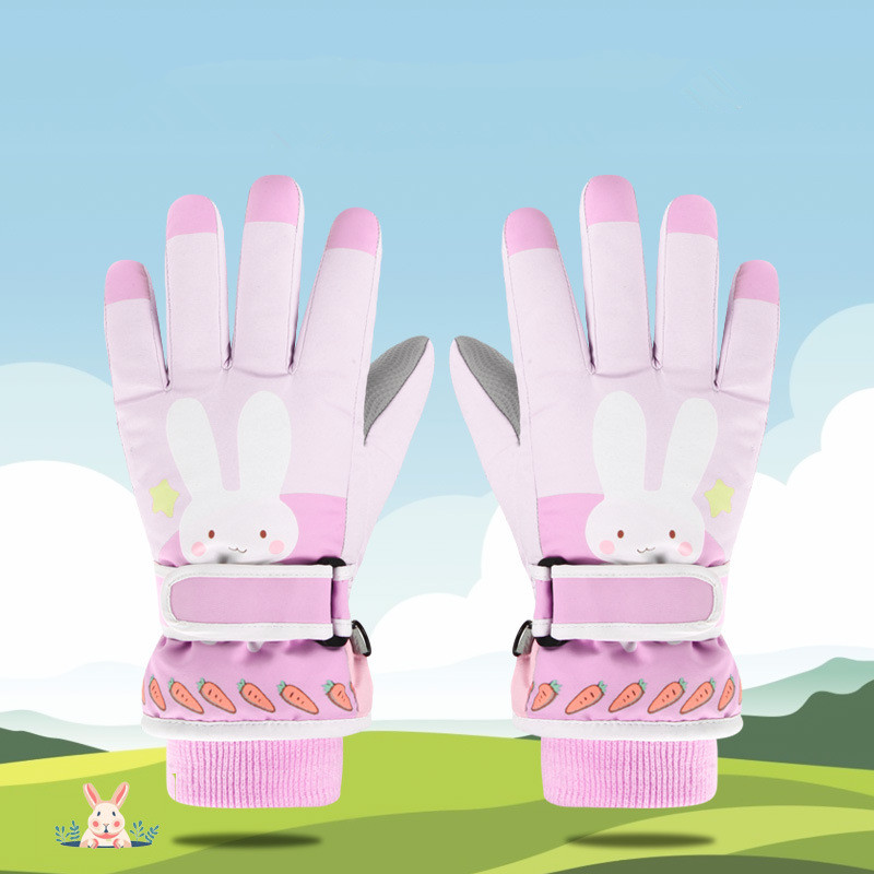Winter Glove Insulated - Kinder-Winter-Schnee-Ski-Handschuhe, wasserdichte, isolierte Outdoor-Snowboard-Handschuhe für kaltes