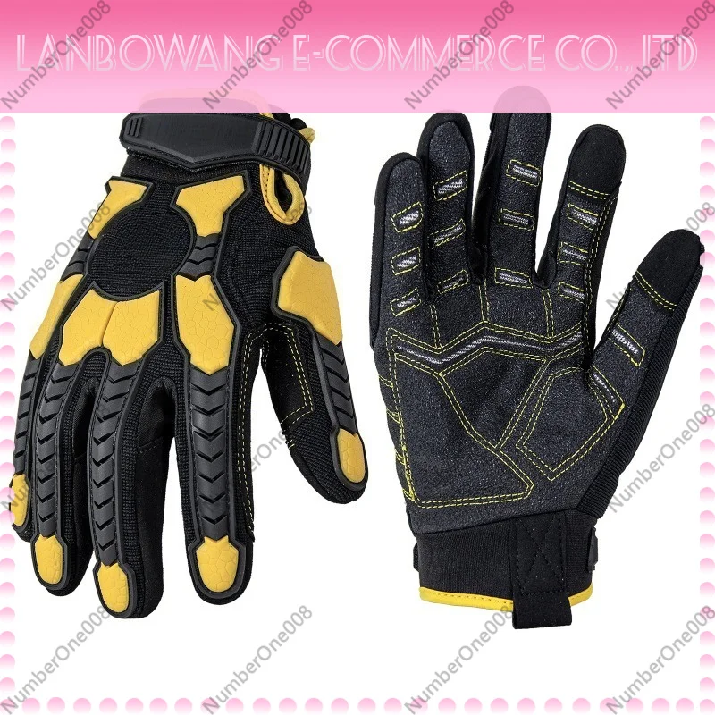 Work Glove Impact - Stufe 6 Schnittfeste Handschuhe, PVC Abriebfeste