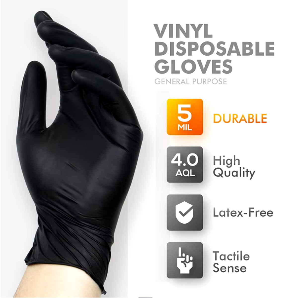 20/50/100 Stück schwarze Vinyl – Rubber Glove Cleaning Bewertung und Preis