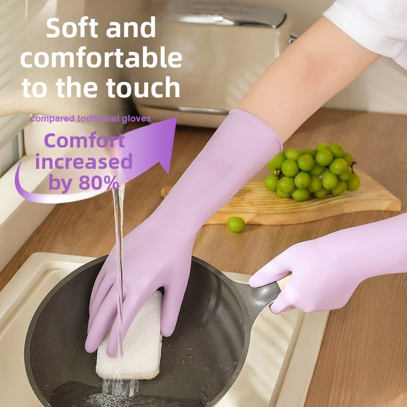 Latex-Geschirrspülhandschuhe,  – Dish Glove Rubber Bewertung und Preis