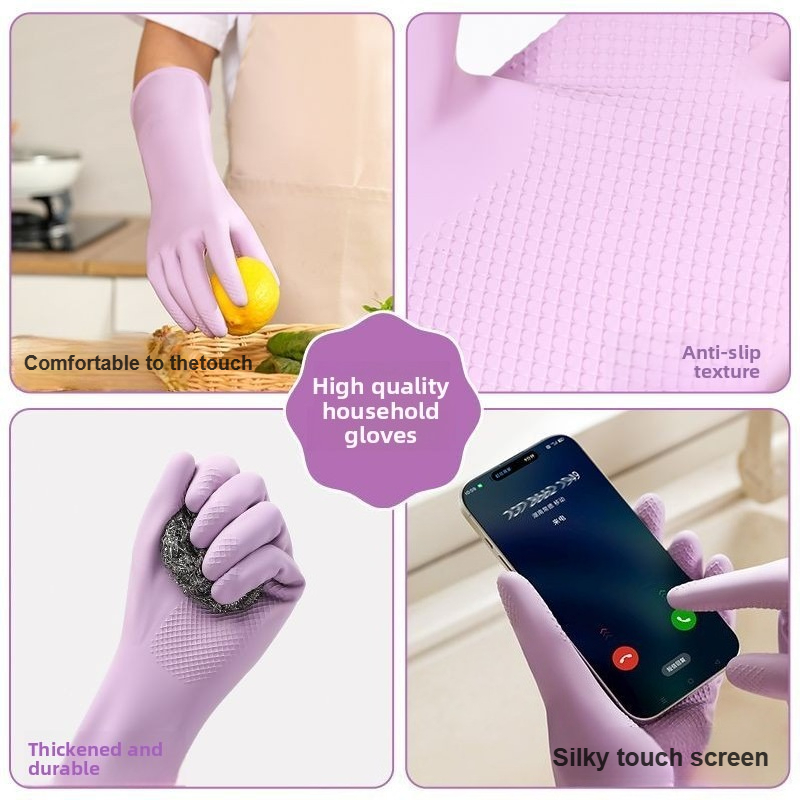 Latex-Geschirrspülhandschuhe,  – Dish Glove Rubber Bewertung und Preis