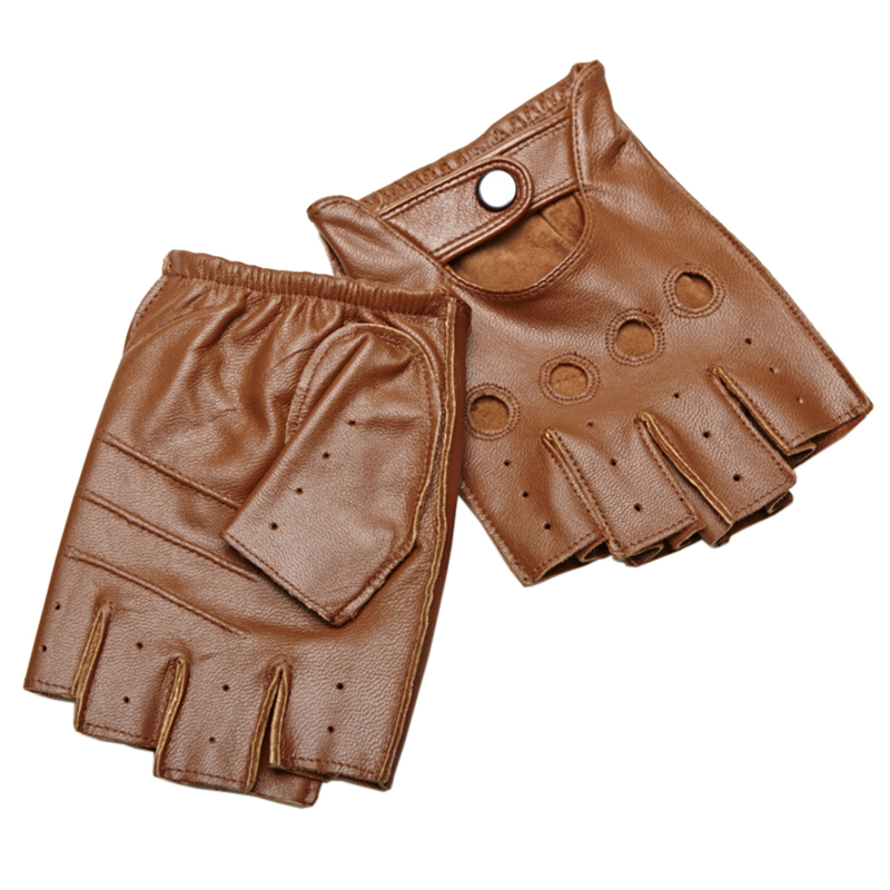 Hochwertige Herren-Halbfingerh – Leather Driving Glove Bewertung und Preis
