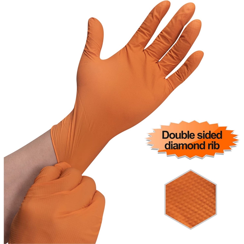 8mil Nitrilhandschuhe, dick, 3 – Nitrile Mechanic Glove Bewertung und Preis