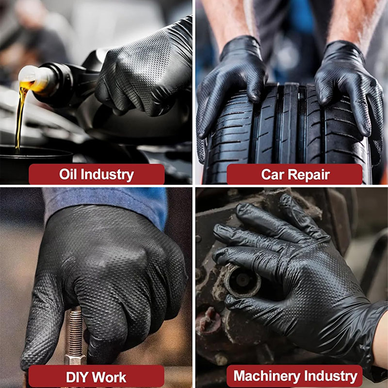 Extra dicke 8-mil-Hochleistung – Nitrile Mechanic Glove Bewertung und Preis