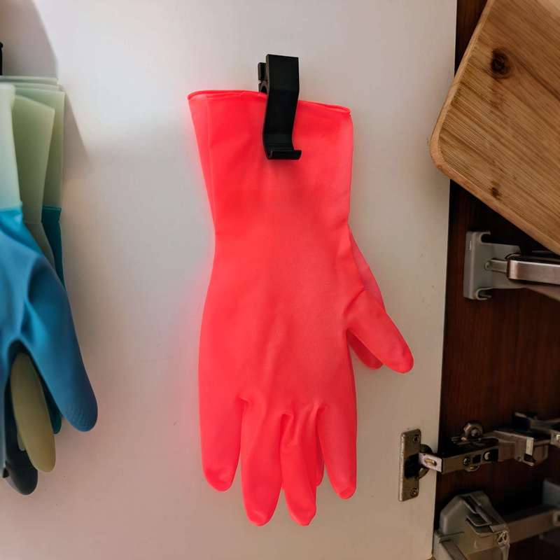 Wandmontierter Federklemmenhal – Rubber Glove Cleaning Bewertung und Preis