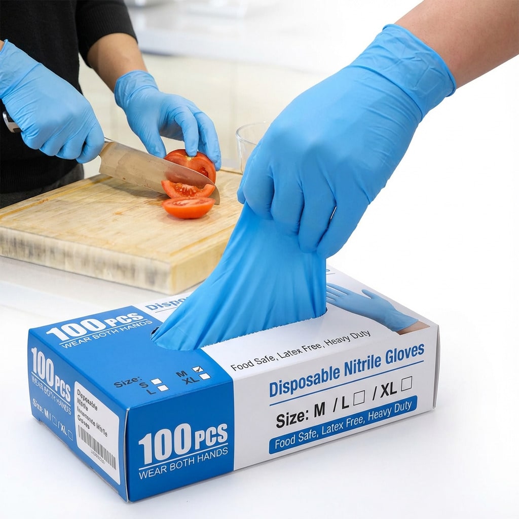 100 Stück strapazierfähige Nit – Nitrile Mechanic Glove Bewertung und Preis