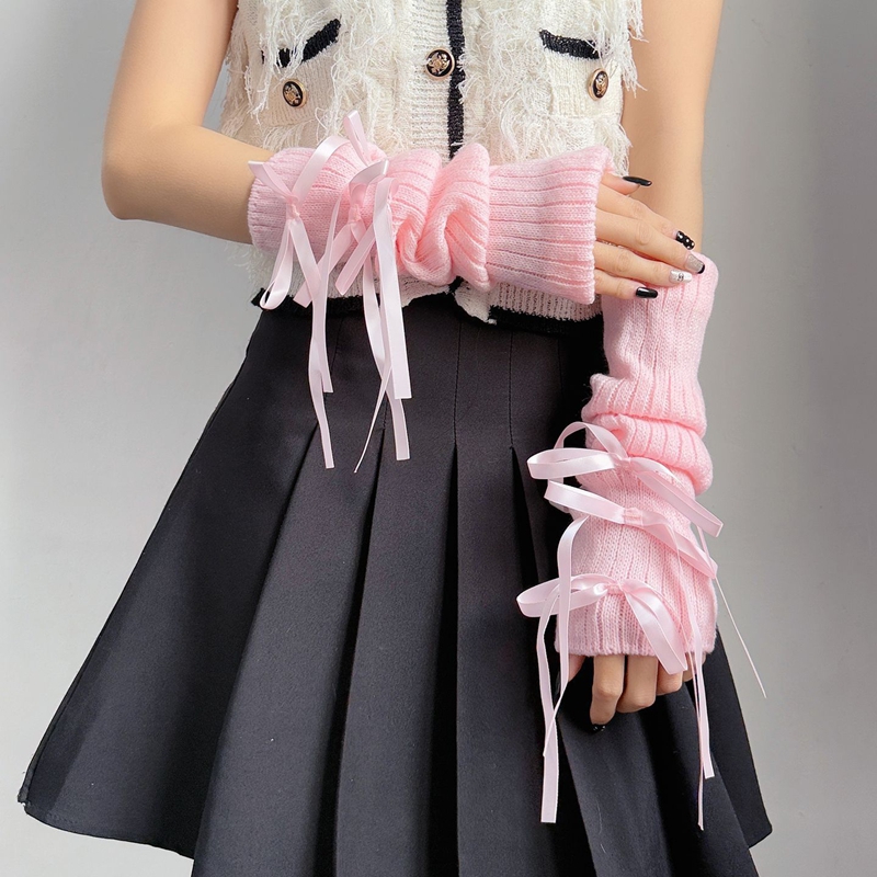Süße Schleifenhandschuhe aus S – Fingerless Glove Knit Bewertung und Preis