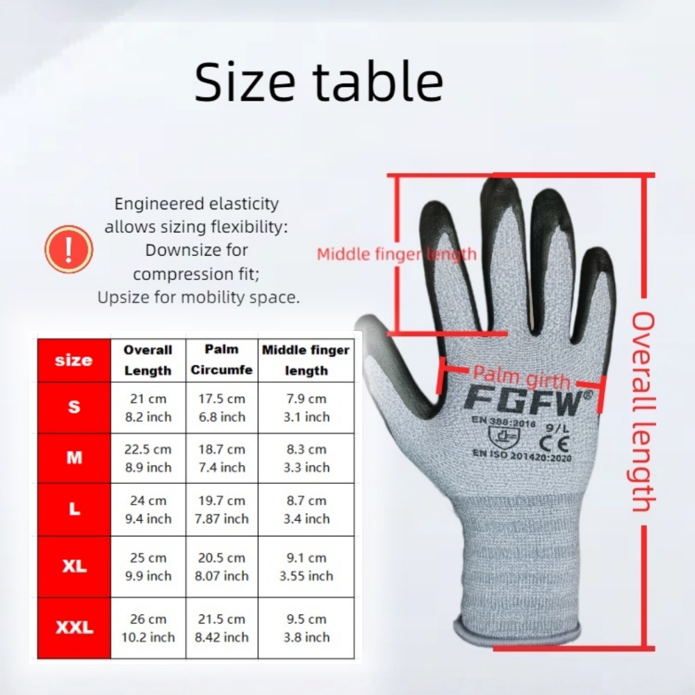 3 Paar weiche, atmungsaktive S – Nitrile Mechanic Glove Bewertung und Preis
