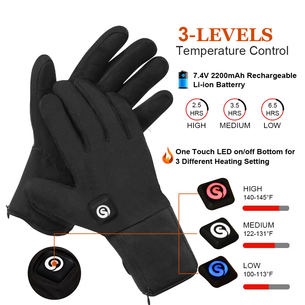Winter elektrisch beheizte Han – Ski Glove Waterproof Bewertung und Preis