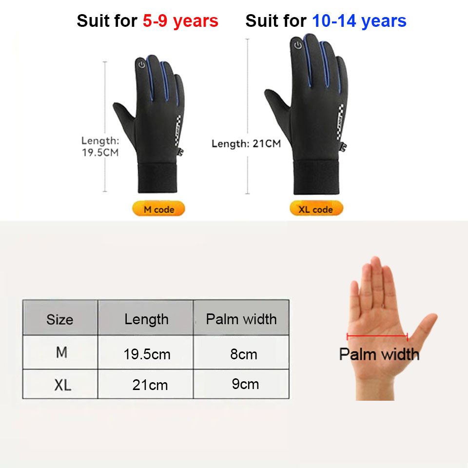 GTUBIKE Kinderhandschuhe Touch – Ski Glove Waterproof Bewertung und Preis