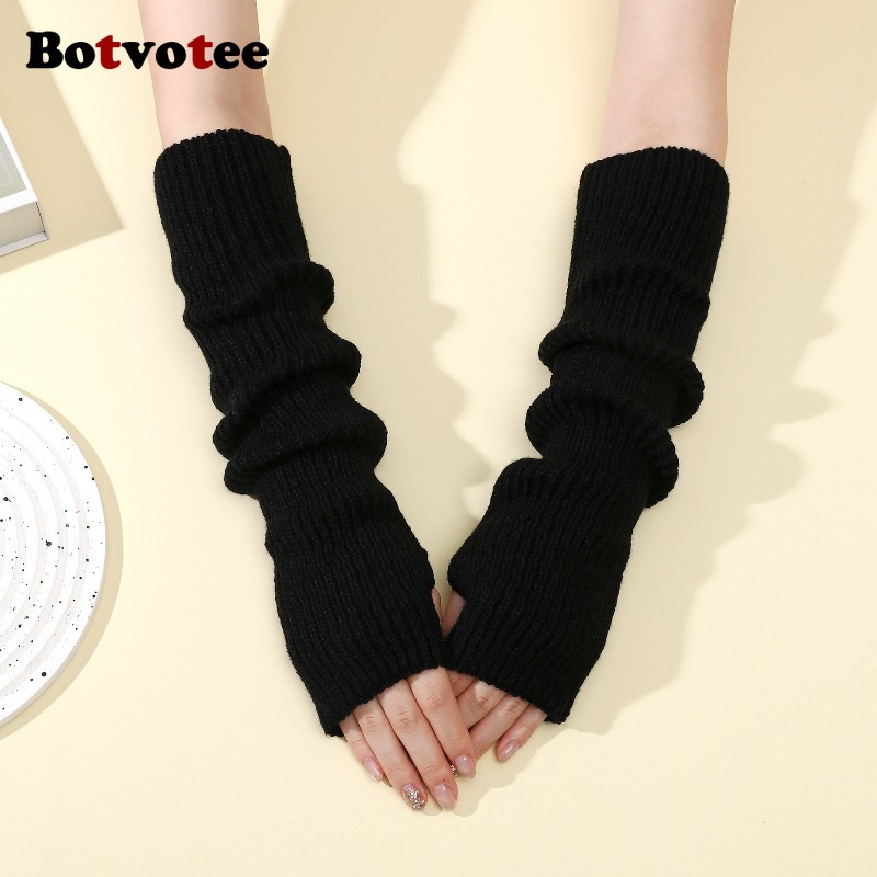 Botvotee Y2k Accessoires Gestr – Fingerless Glove Knit Bewertung und Preis
