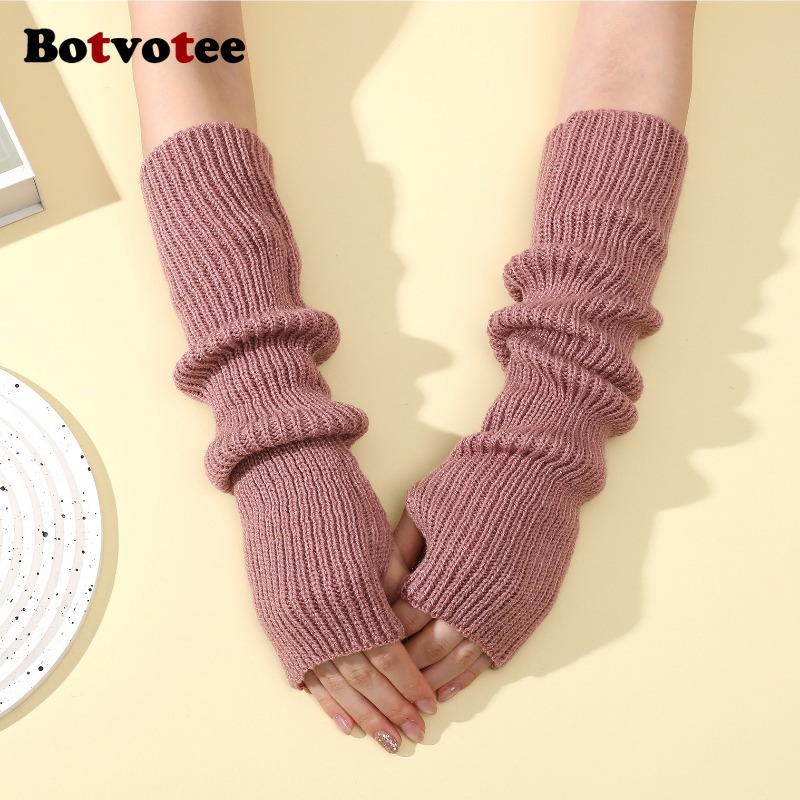 Botvotee Y2k Accessoires Gestr – Fingerless Glove Knit Bewertung und Preis