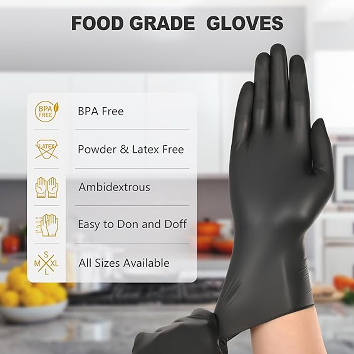 Robuste Schwarze Einweg-Nitril – Nitrile Mechanic Glove Bewertung und Preis
